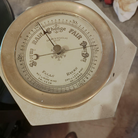 Emory & Douglas Co Nautical Brass Clock - Antiques Bazaar Ensenada