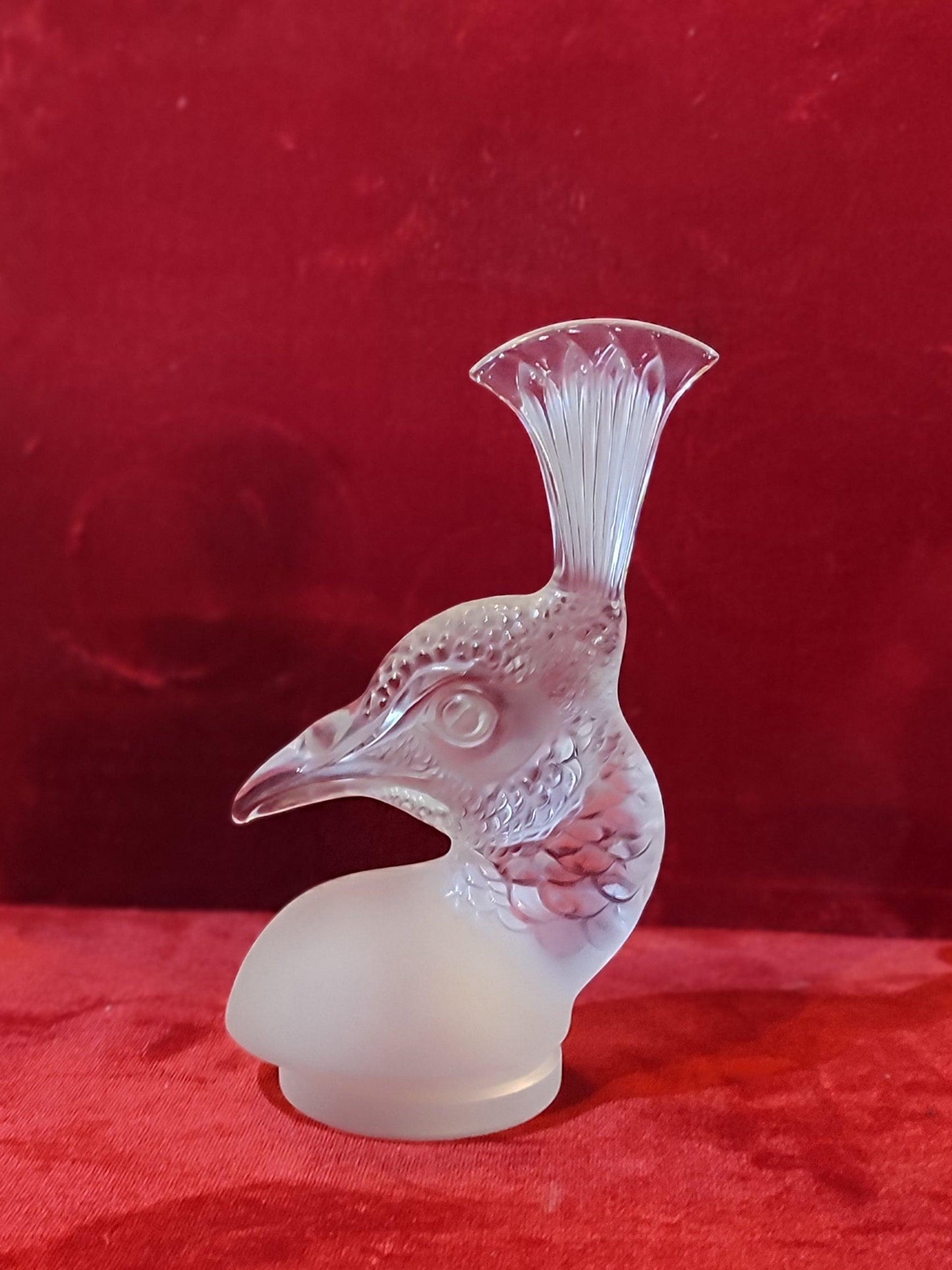 1928 René Lalique - Car Mascot Tete De Paon Peacock - Antiques Bazaar Ensenada