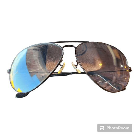 gafas de sol Ray-Ban Aviator en un tono púrpura cromado - Antiques Bazaar Ensenada