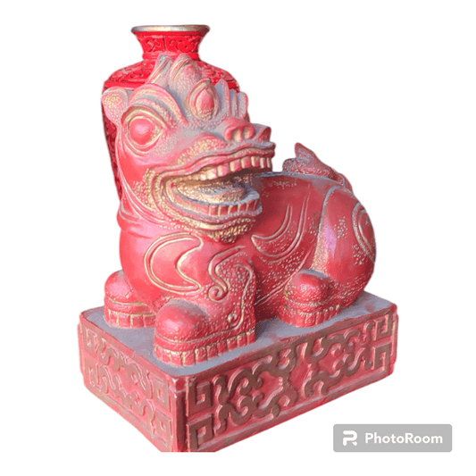 Banco de Monedas Foo Dog de UNICEF - Antiques Bazaar Ensenada