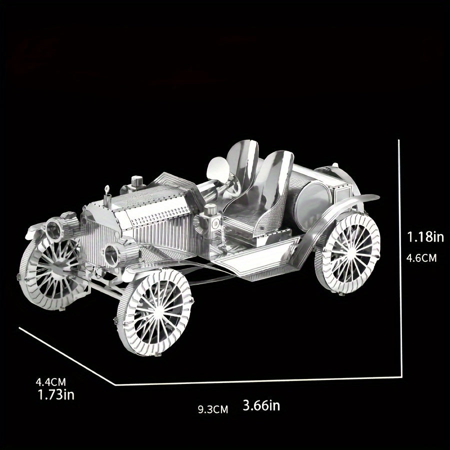 Juguete De Ensamblaje De Metal DIY Modelo De Coche Vintage, Juguete De Rompecabezas Estereoscópico 3D Modelo De Coche Antiguo Hecho A Mano Regalo De Navidad Para Amigos - Antiques Bazaar Ensenada