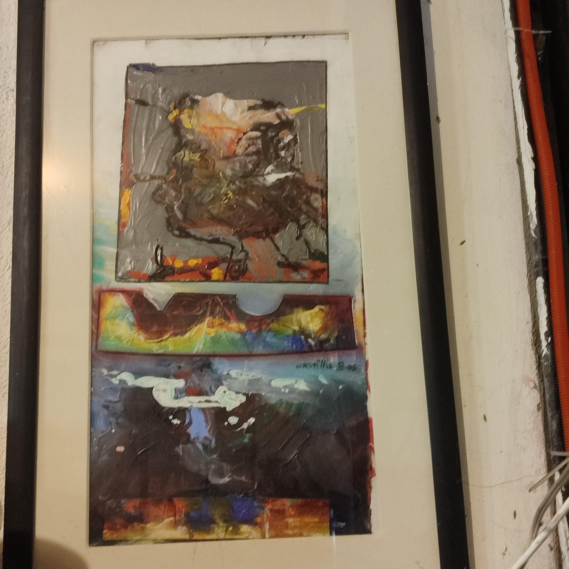 Abstract painting By Castillo - Antiques Bazaar Ensenada
