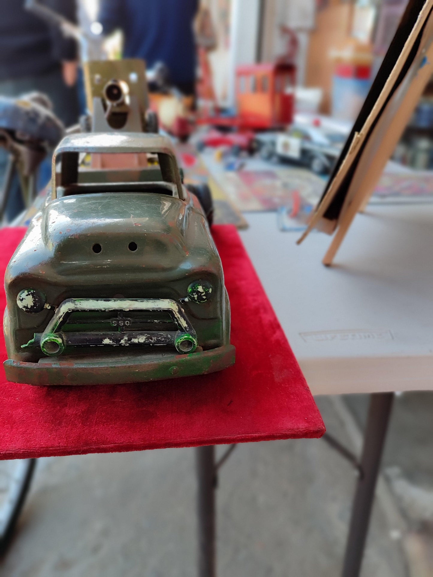 Tin Truck Missile Launcher - Antiques Bazaar Ensenada