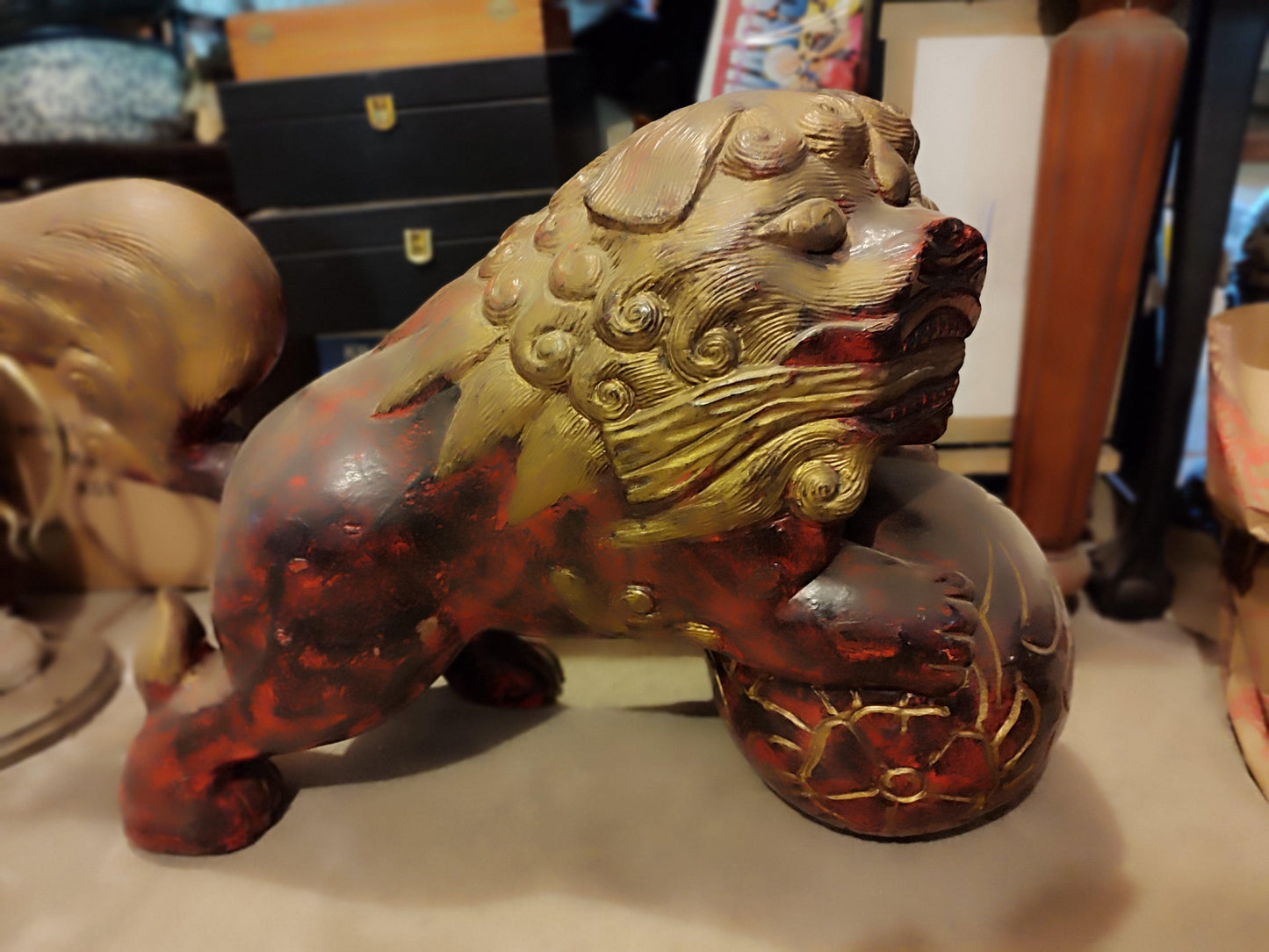 The Chinese Zodiac Tiger Sculpture - Antiques Bazaar Ensenada