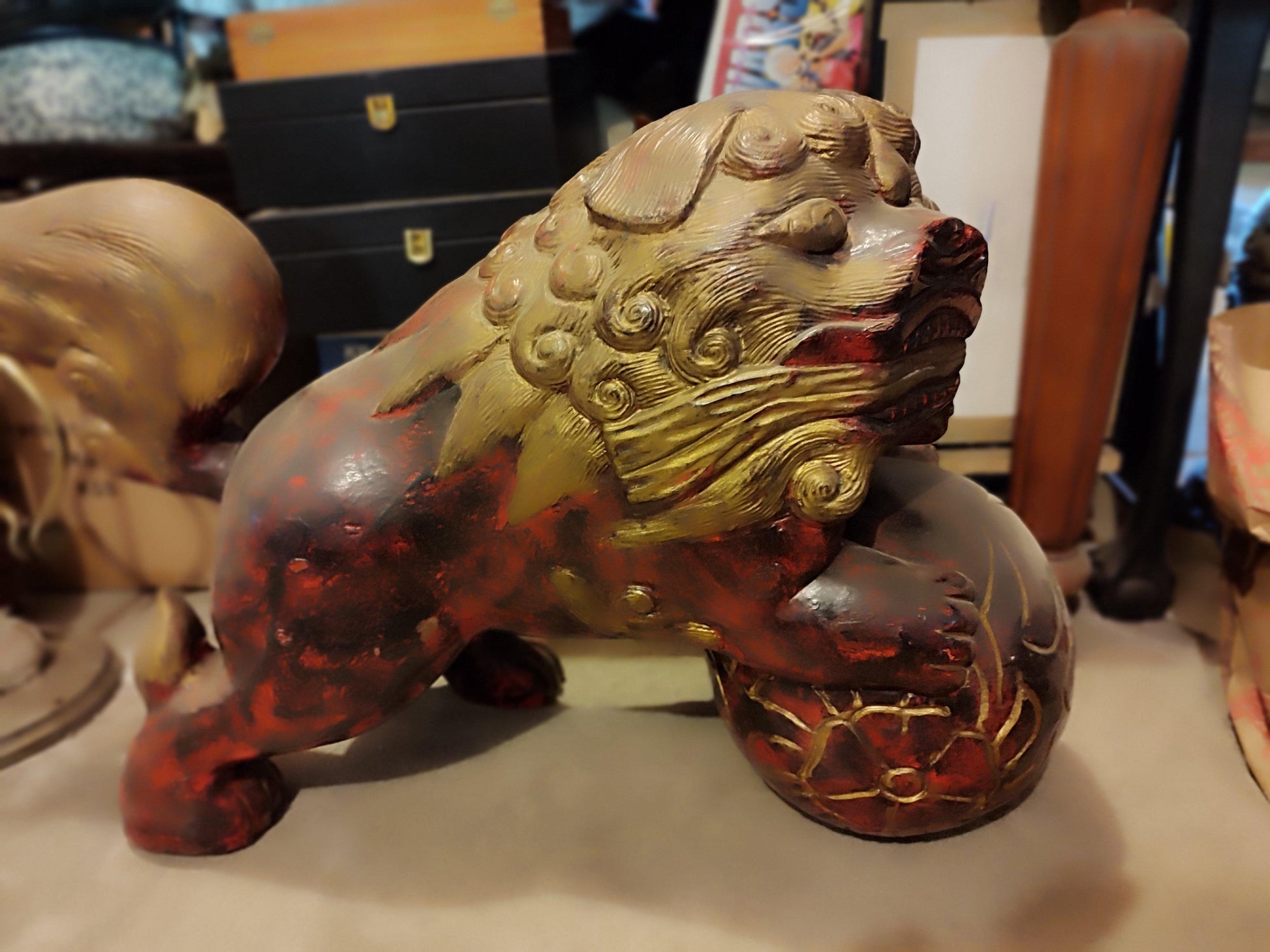 The Chinese Zodiac Tiger Sculpture - Antiques Bazaar Ensenada