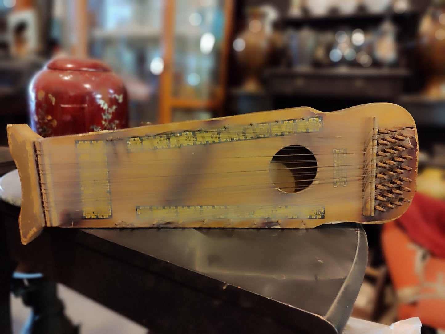 Antique Damaged Ukelin - Antiques Bazaar Ensenada