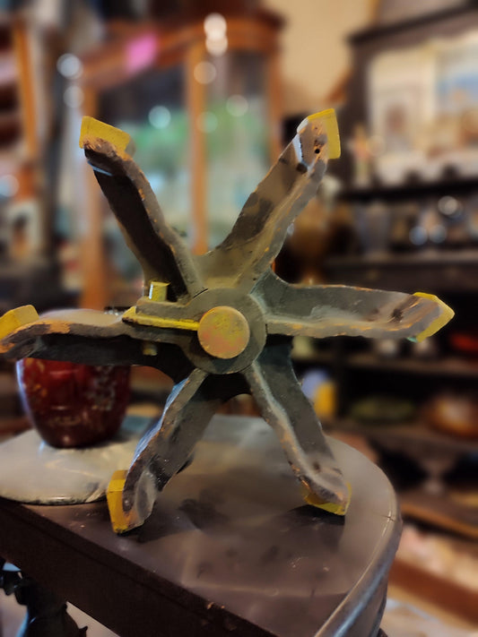Antique Wood Mill Wheel - Antiques Bazaar Ensenada