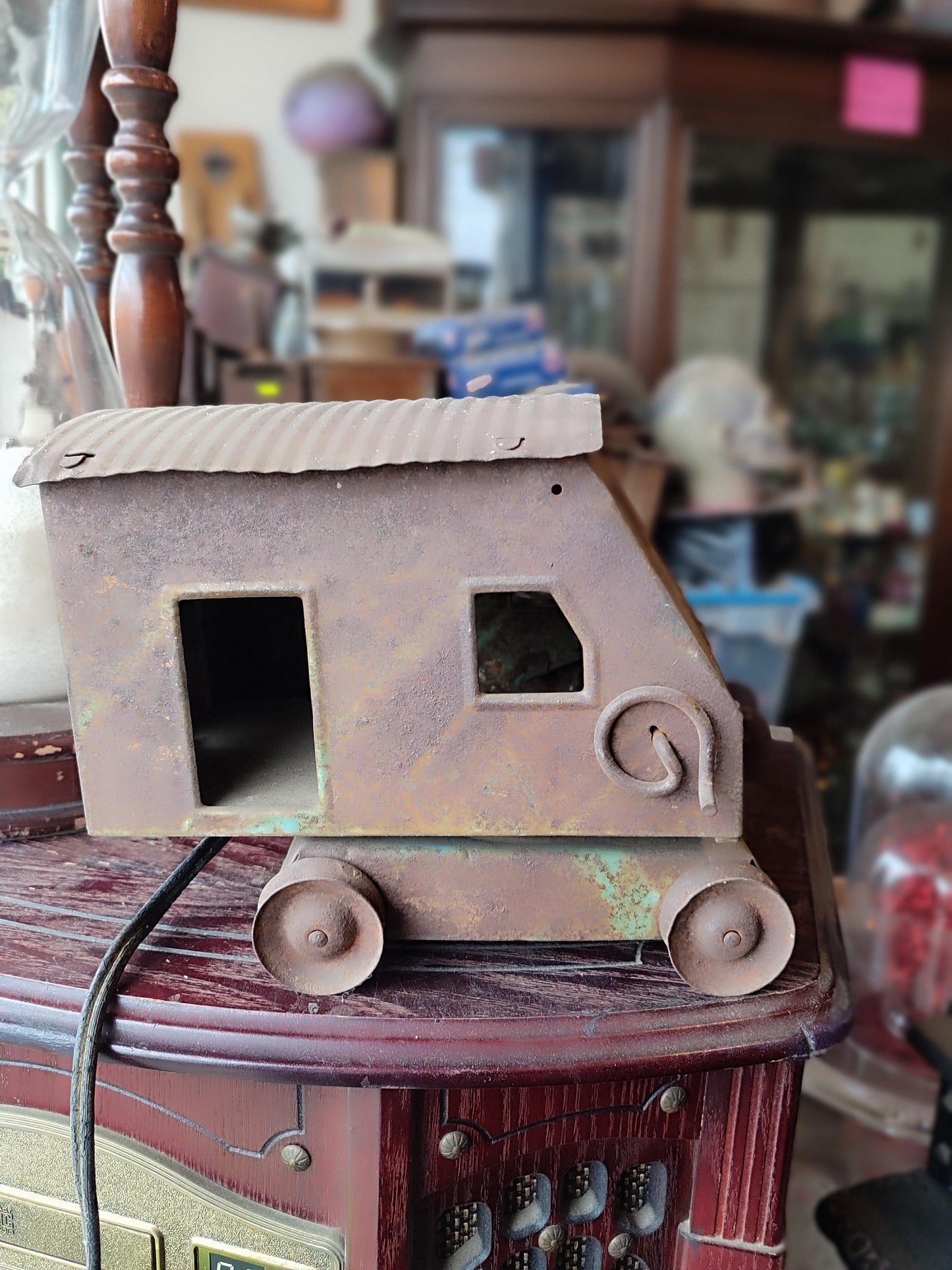 Antique Metal Toy Car - Antiques Bazaar Ensenada