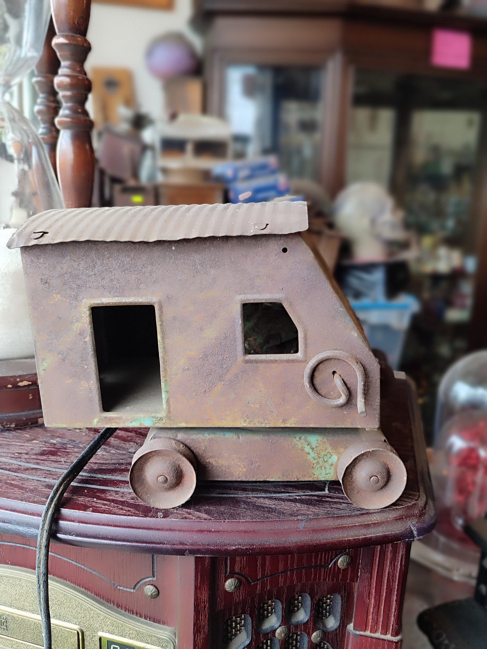 Antique Metal Toy Car - Antiques Bazaar Ensenada