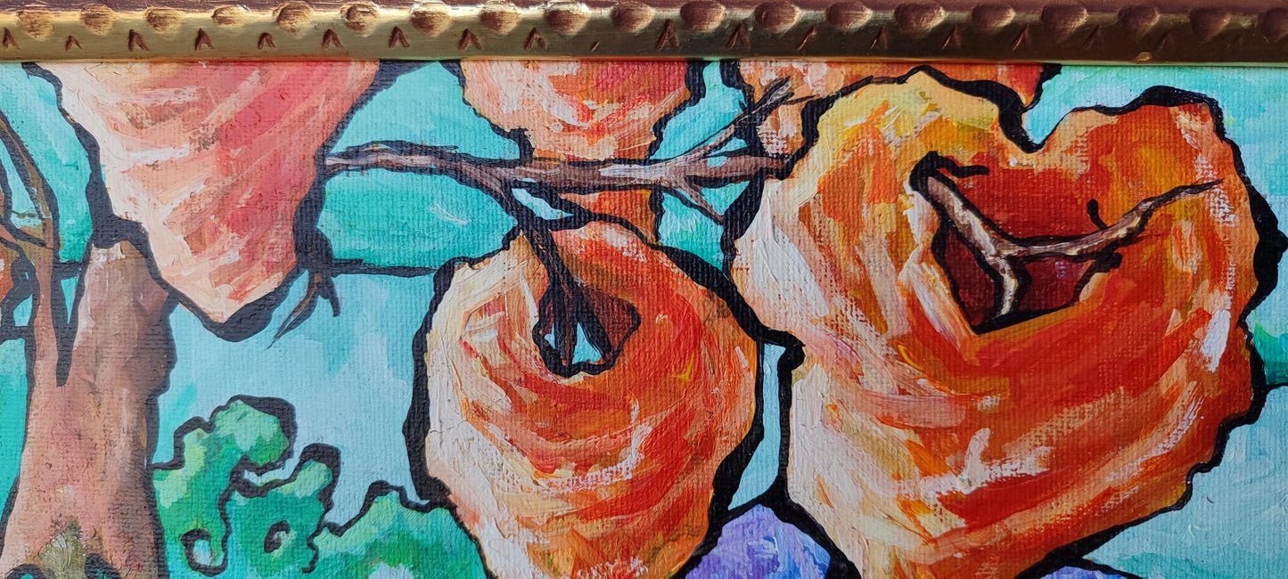cuadro del artista tijuanense Armando Elizarraras - Antiques Bazaar Ensenada