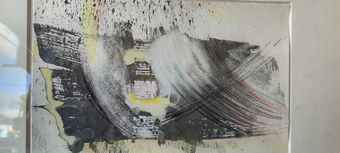 pintura abstracta de Shingo Honda - Antiques Bazaar Ensenada