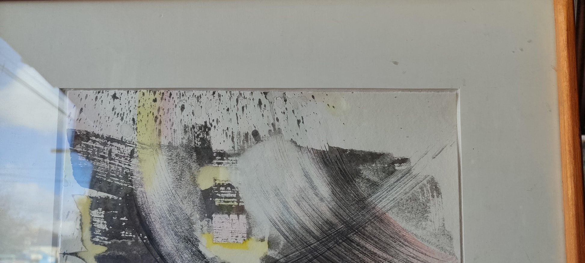 pintura abstracta de Shingo Honda - Antiques Bazaar Ensenada