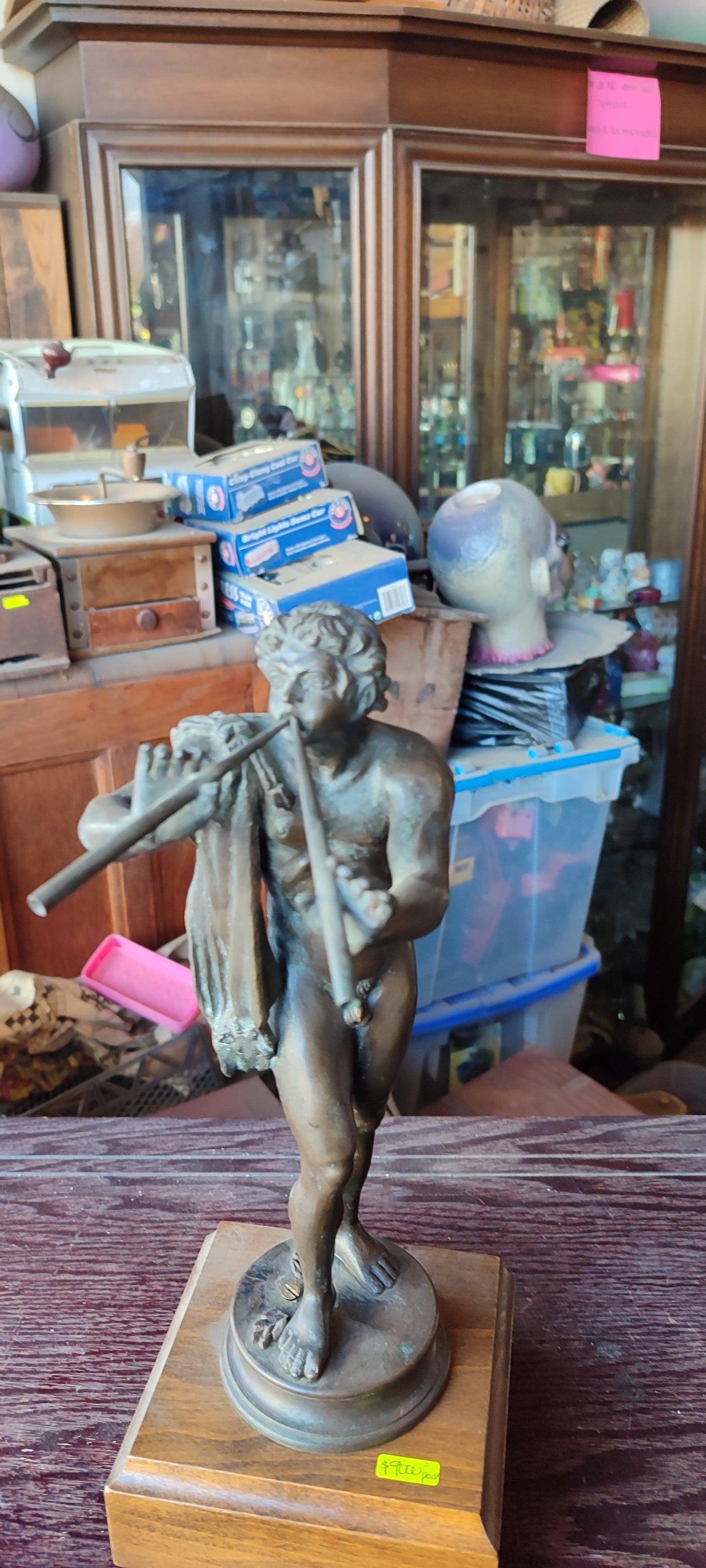 escultura "Dios Pan" - Antiques Bazaar Ensenada