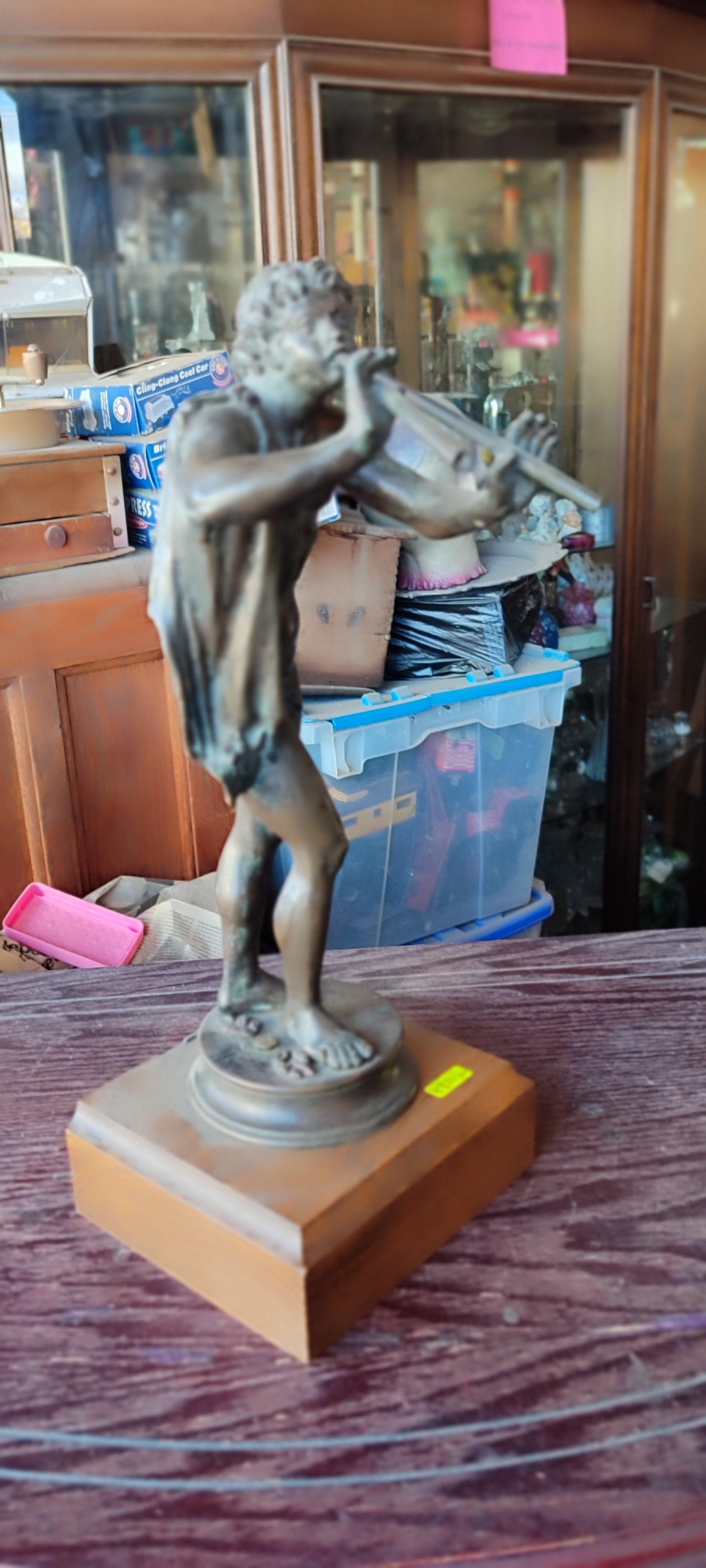 escultura "Dios Pan" - Antiques Bazaar Ensenada