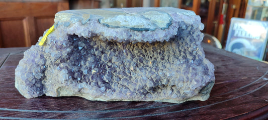 Fragmento de Geoda de Amatista - Antiques Bazaar Ensenada