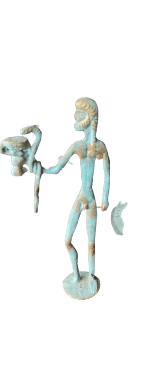 escultura de Asclepio - Antiques Bazaar Ensenada