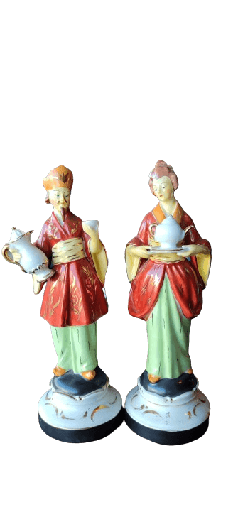 figurillas de porcelana vintage de Cico Bavaria - Antiques Bazaar Ensenada