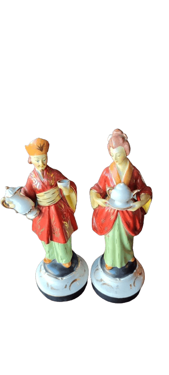figurillas de porcelana vintage de Cico Bavaria - Antiques Bazaar Ensenada
