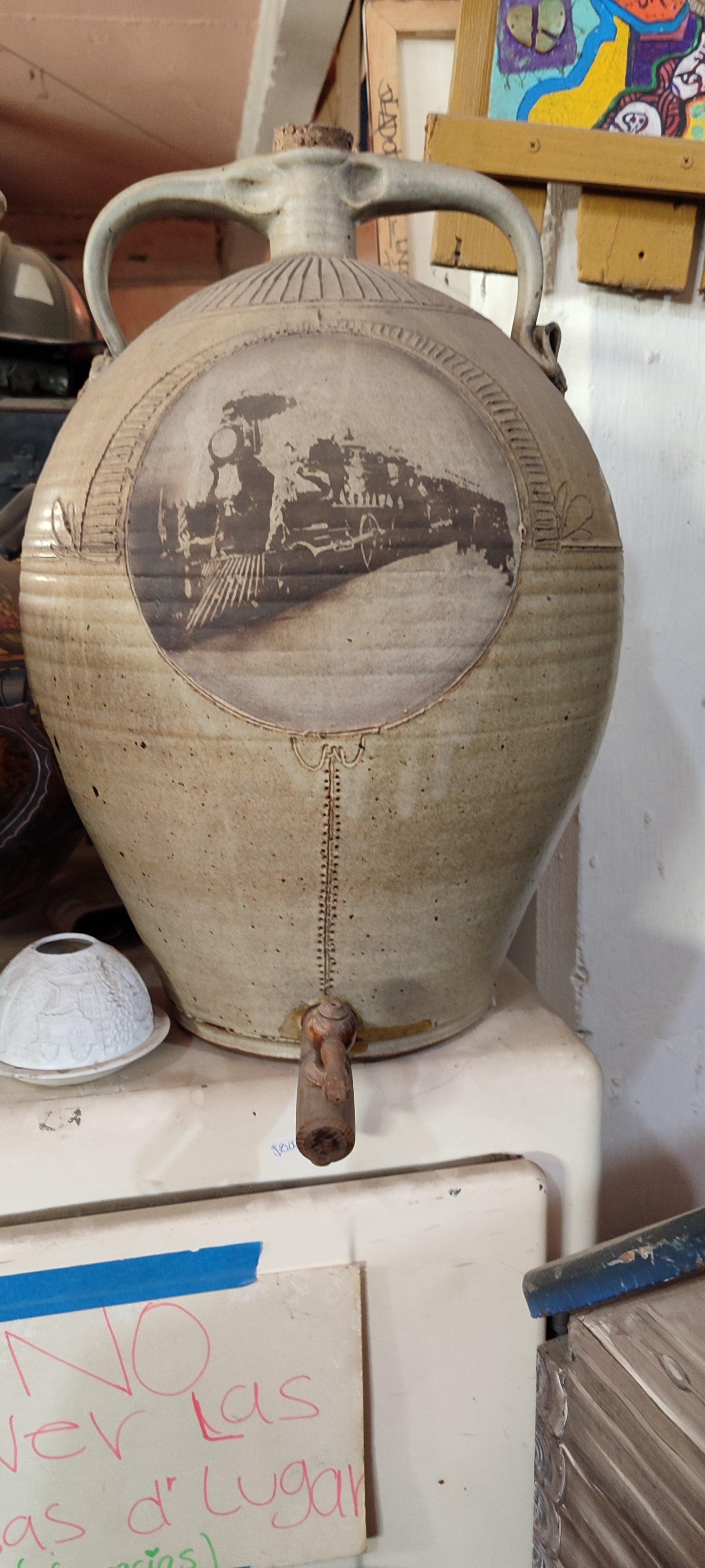 El Cántaro Grande Rustiluz - Antiques Bazaar Ensenada