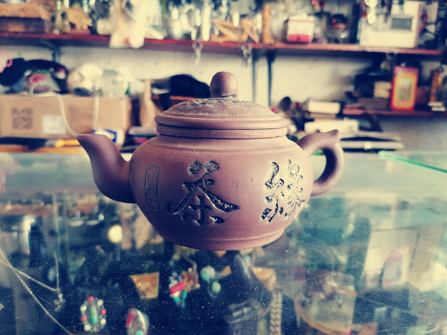 Tetera antigua China Yixing - Antiques Bazaar Ensenada
