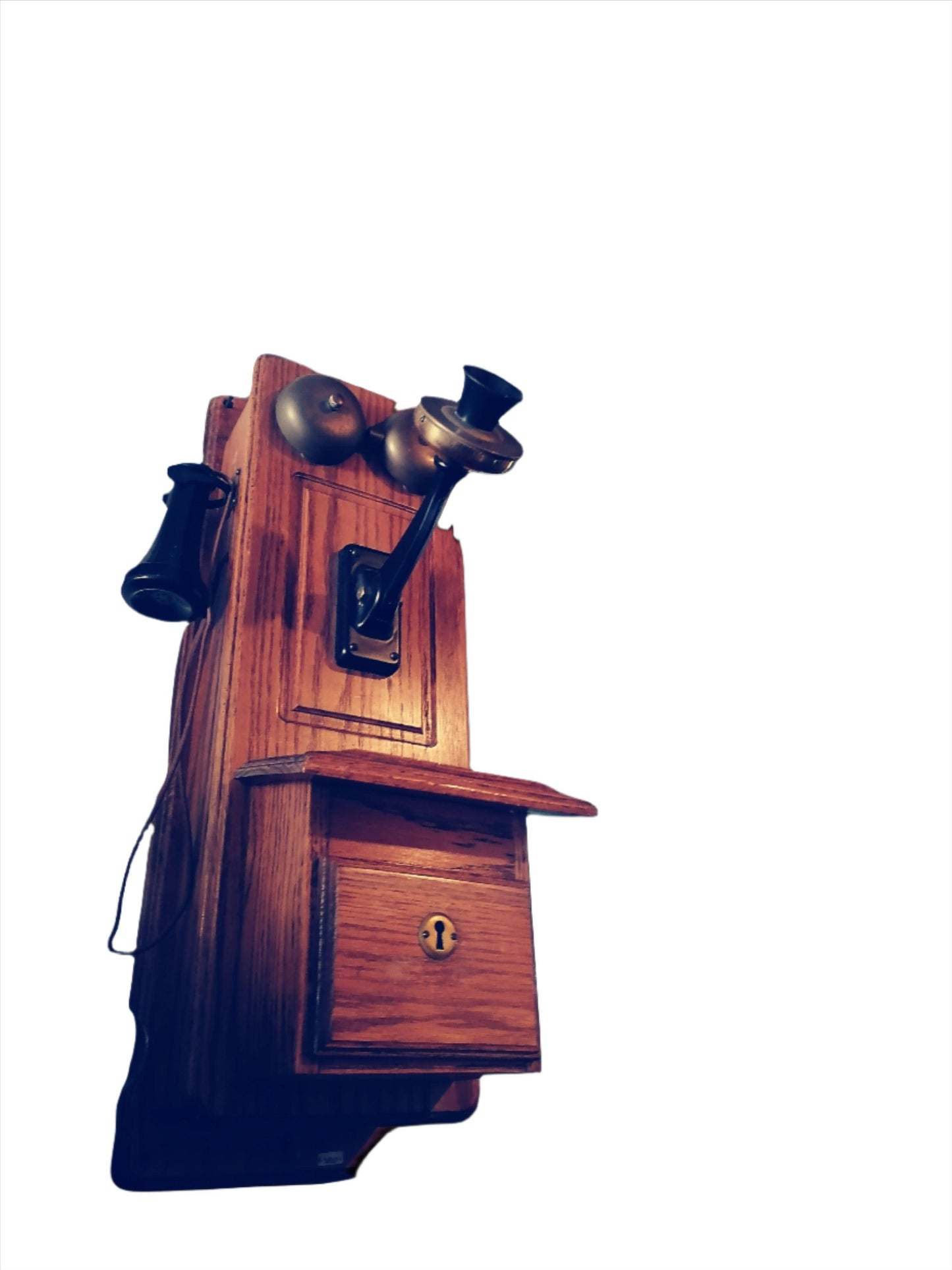 Antique Kellogg Hand Crank Telephone - Antiques Bazaar Ensenada