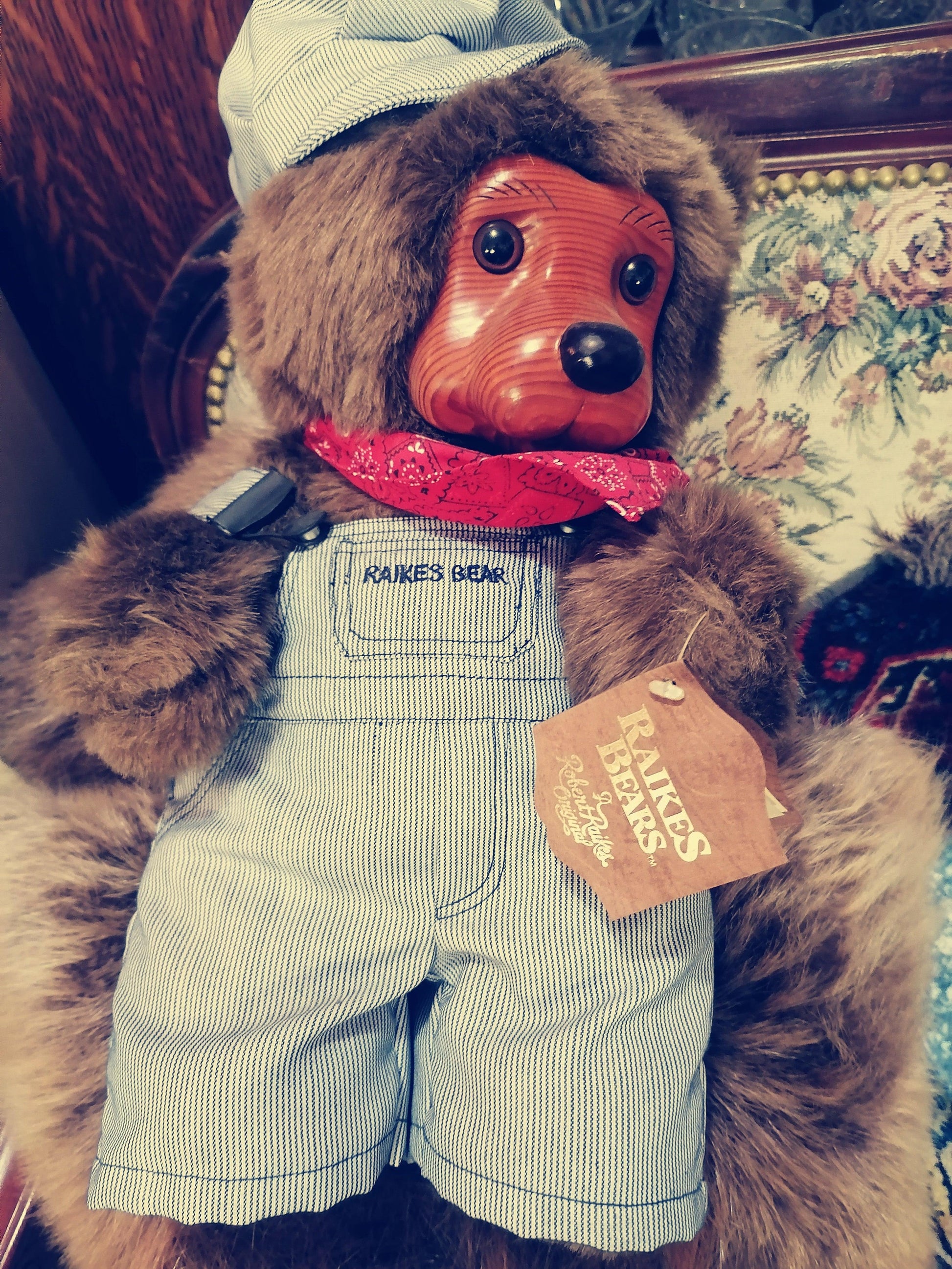 Oso de peluche conductor Robert Raikes edición limitada - Antiques Bazaar Ensenada
