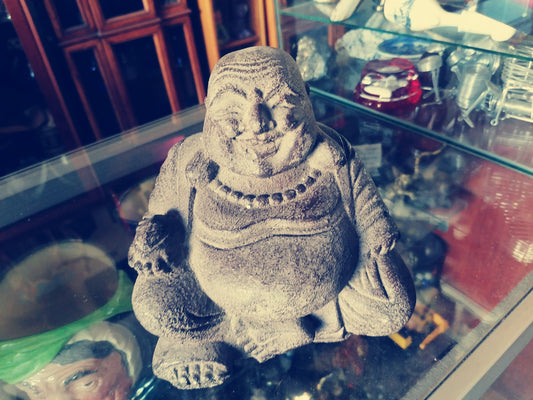 Buddai de Piedra Para Escritorio - Antiques Bazaar Ensenada