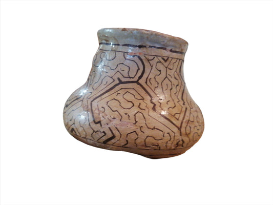 Vasija Joni Chombo del pueblo shipibo-konibo - Antiques Bazaar Ensenada