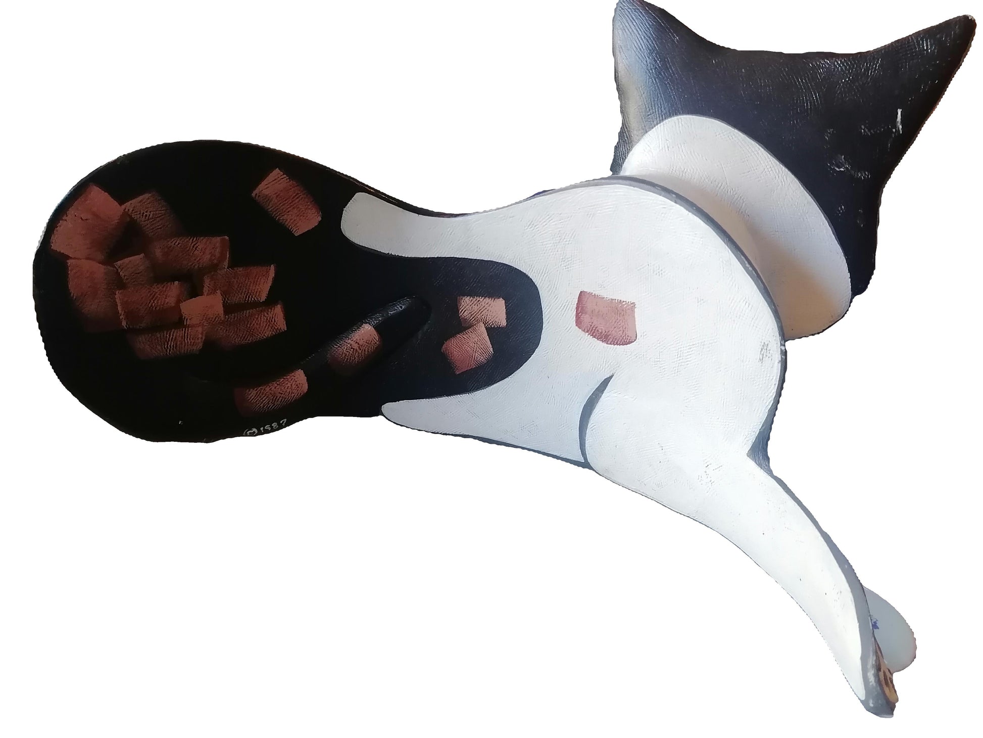 Escultura de gato carey de Lynda Pleet - Antiques Bazaar Ensenada