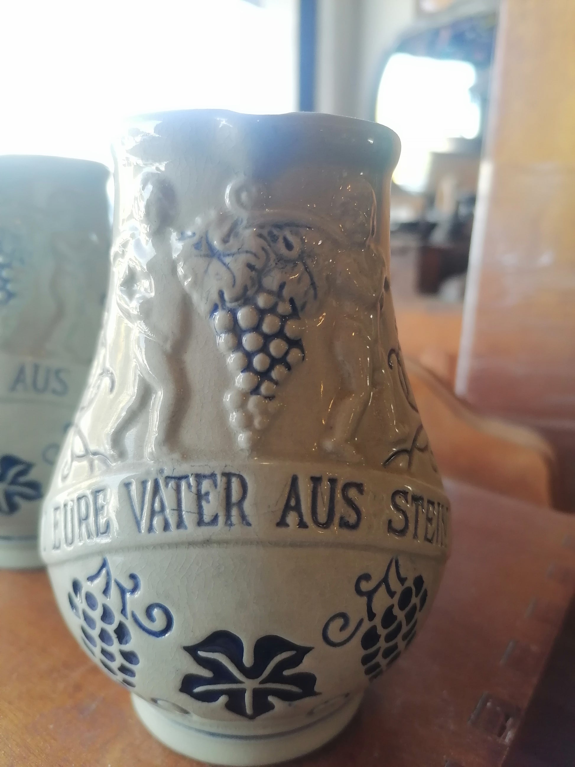 Jarras De Gres Alemana Vintage - Antiques Bazaar Ensenada