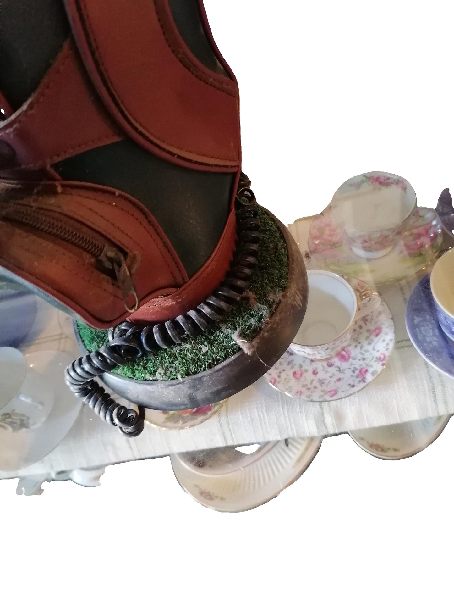 Teléfono Vintage Con Forma De Bolsa De Palos De Golf, - Antiques Bazaar Ensenada