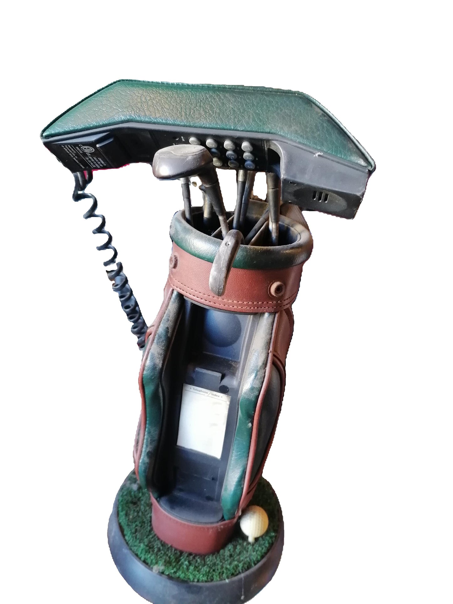 Teléfono Vintage Con Forma De Bolsa De Palos De Golf, - Antiques Bazaar Ensenada