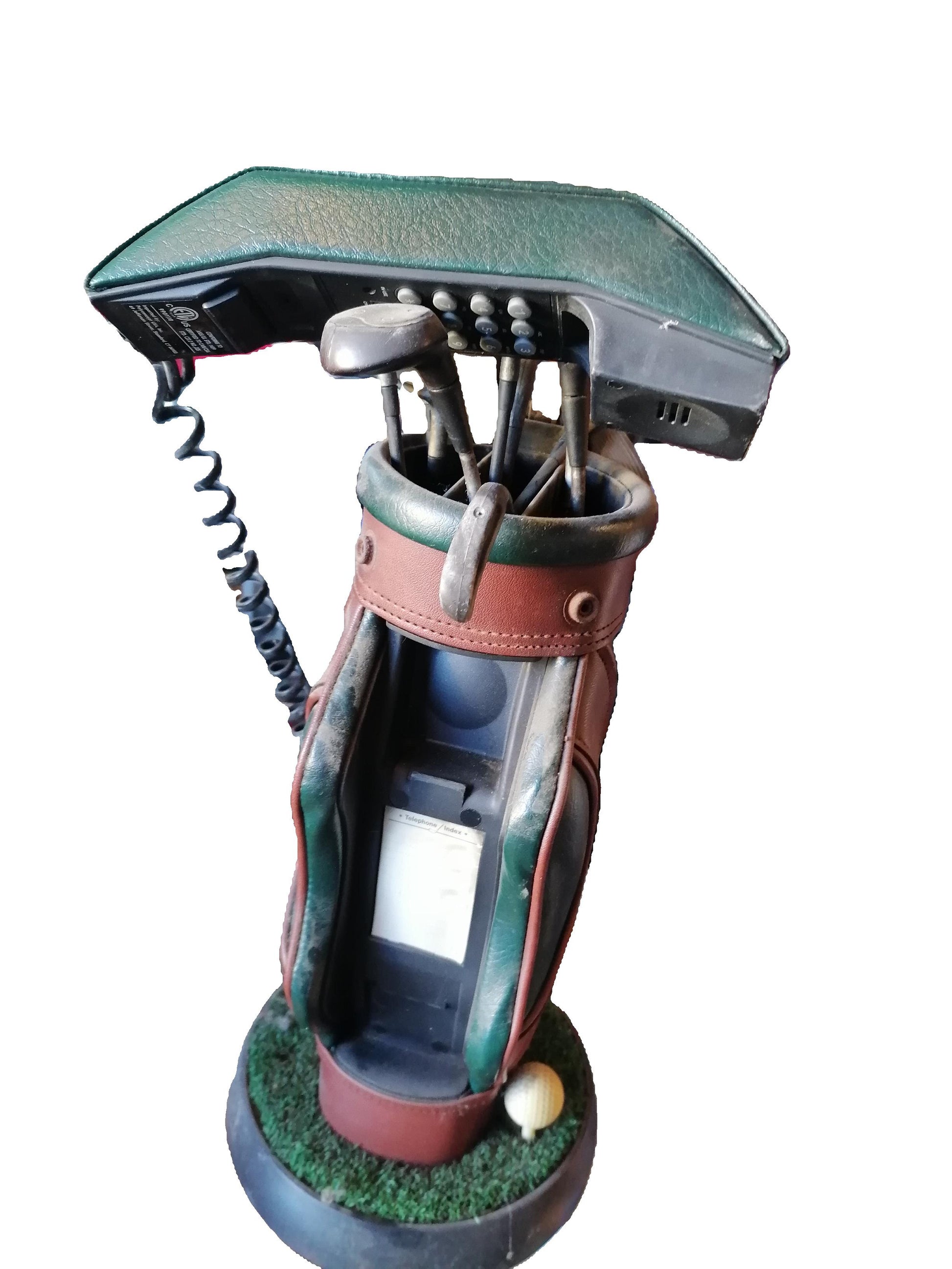 Teléfono Vintage Con Forma De Bolsa De Palos De Golf, - Antiques Bazaar Ensenada