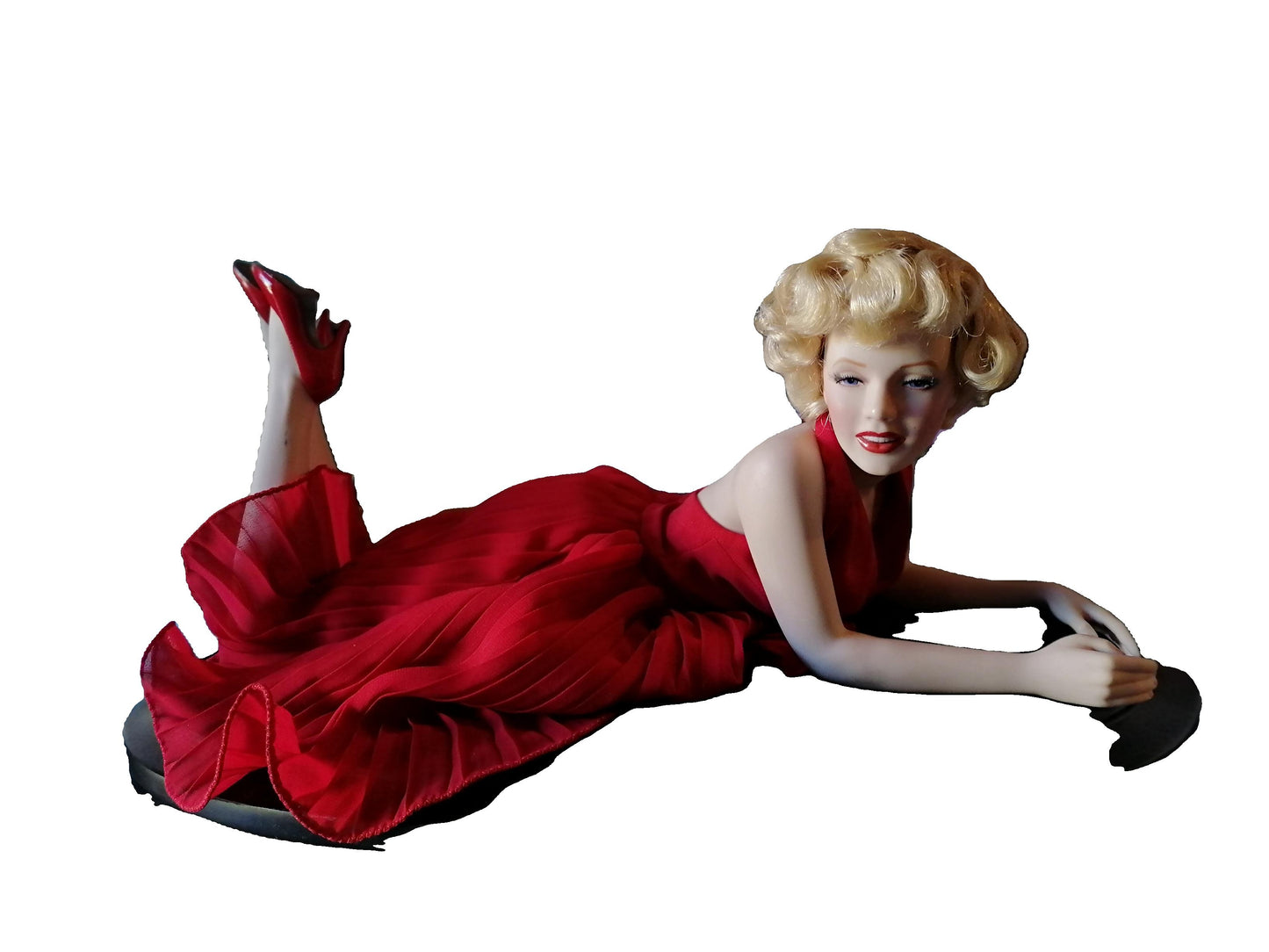 Muñeca de Porcelana Franklin Mint De Marylin Monroe - Antiques Bazaar Ensenada