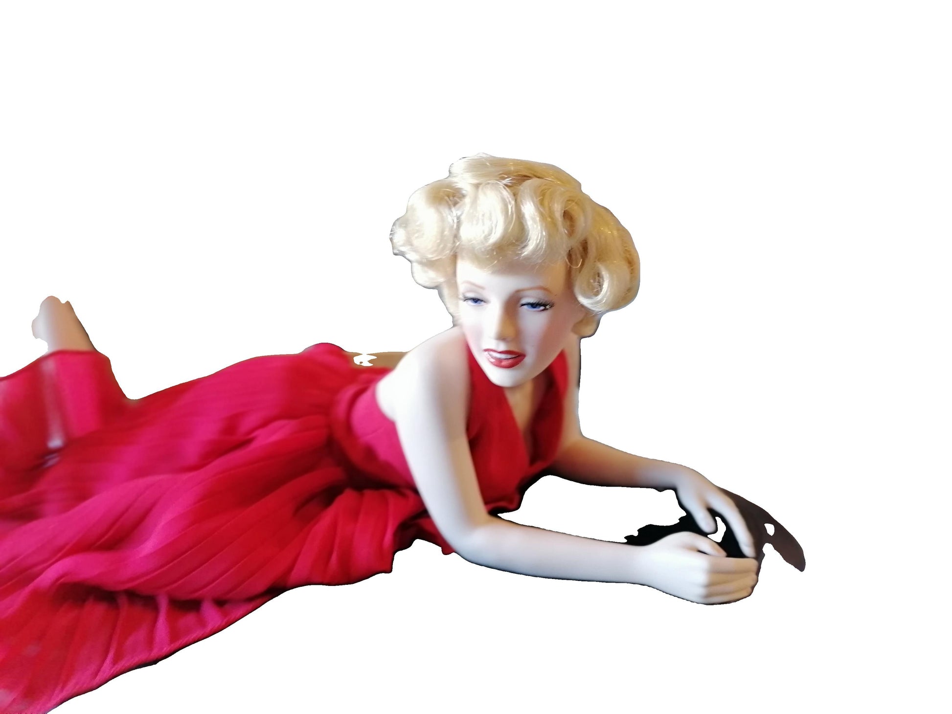 Muñeca de Porcelana Franklin Mint De Marylin Monroe - Antiques Bazaar Ensenada