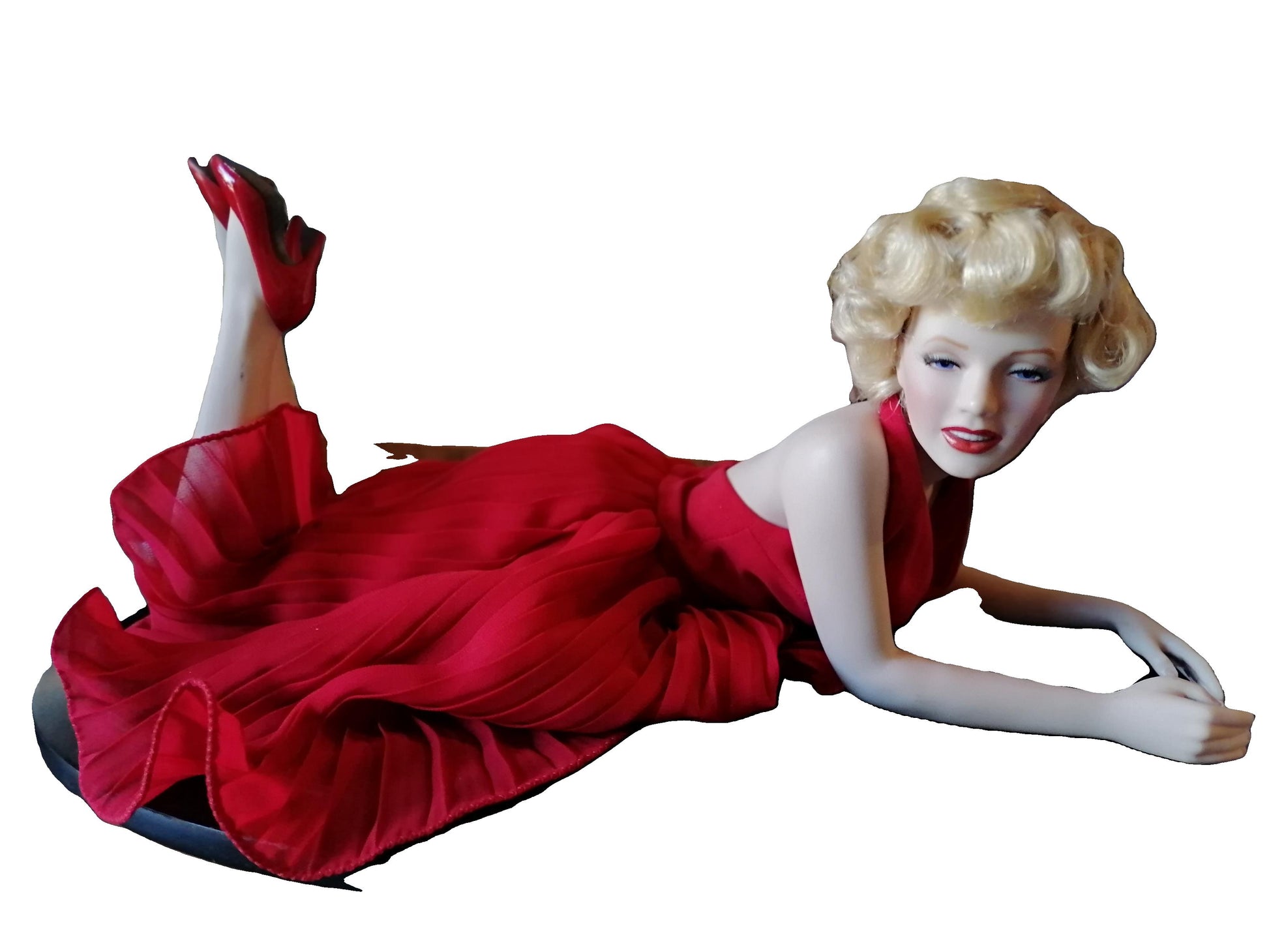 Muñeca de Porcelana Franklin Mint De Marylin Monroe - Antiques Bazaar Ensenada