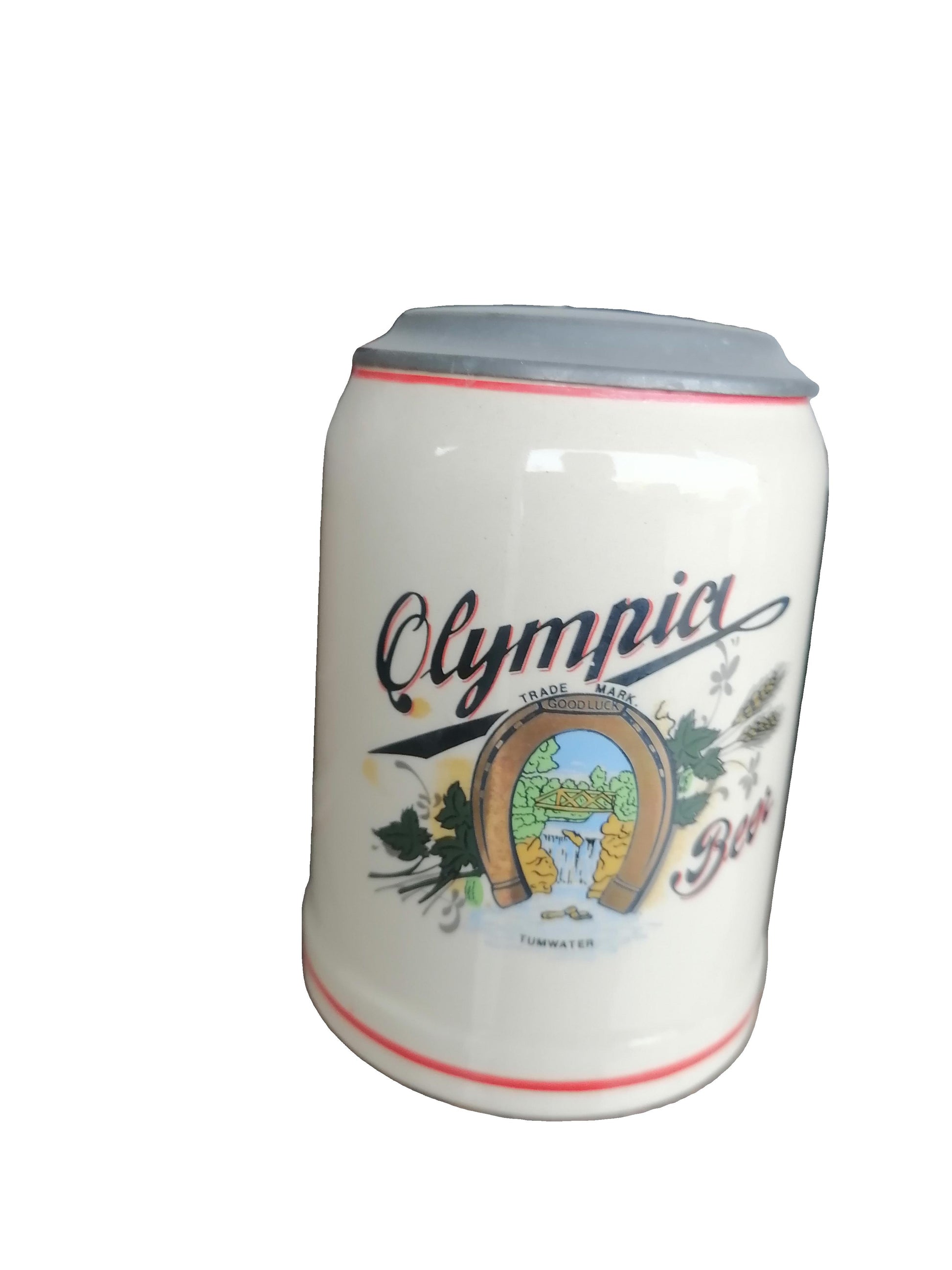 Olympia Beer Stein - Antiques Bazaar Ensenada