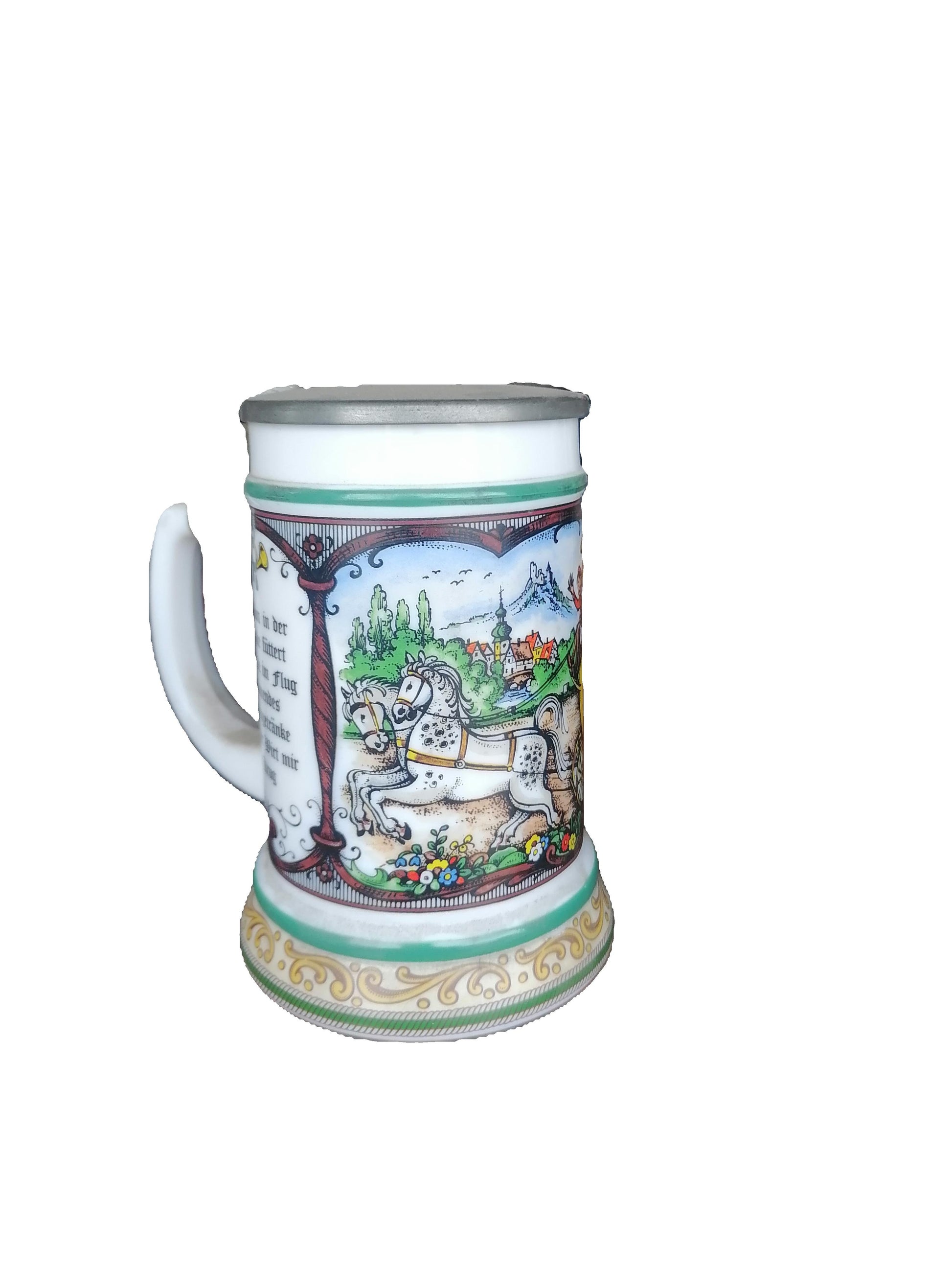 jarra de cerveza clásica fabricada en Alemania Occidental BMF - Antiques Bazaar Ensenada