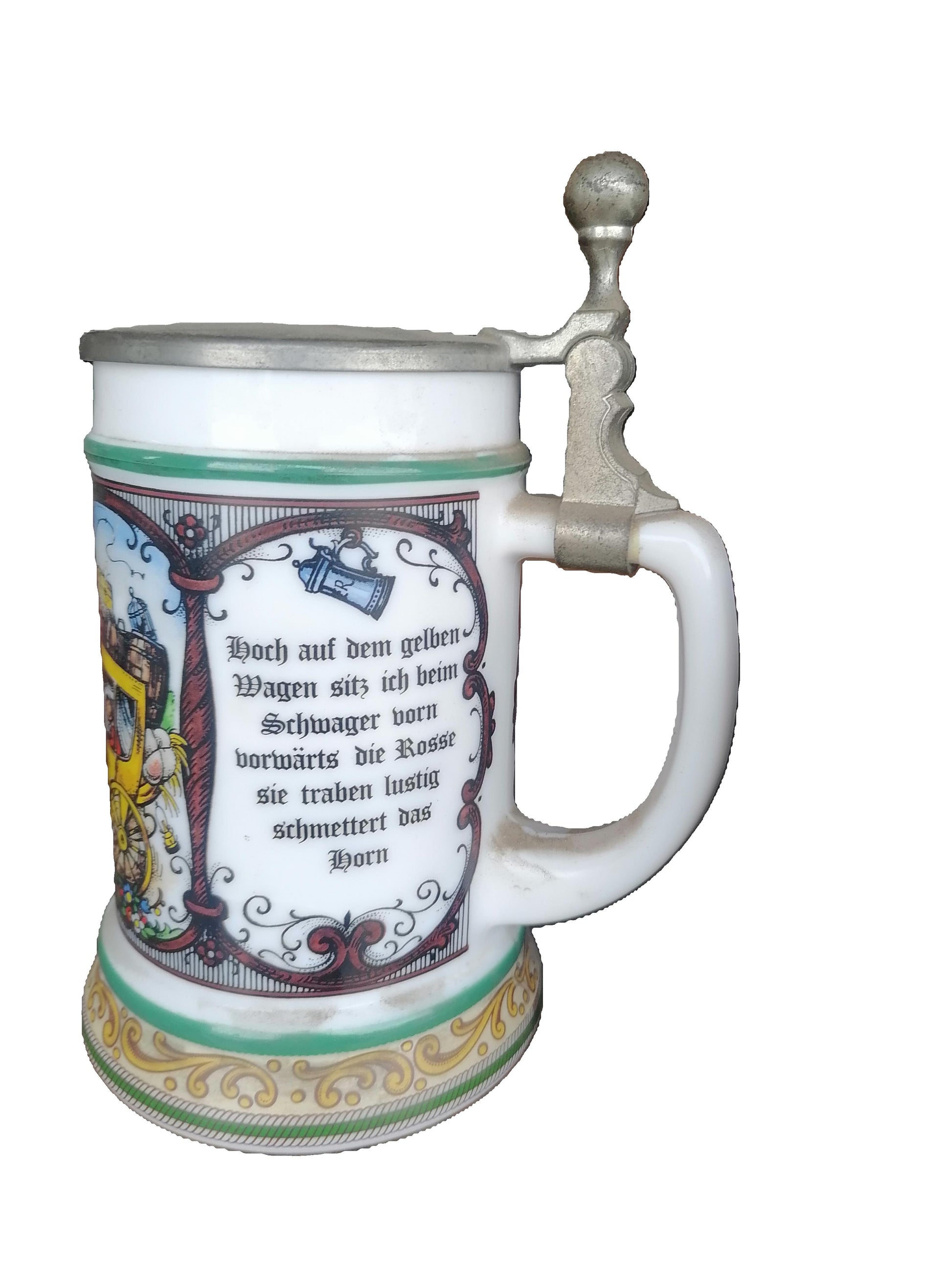 jarra de cerveza clásica fabricada en Alemania Occidental BMF - Antiques Bazaar Ensenada