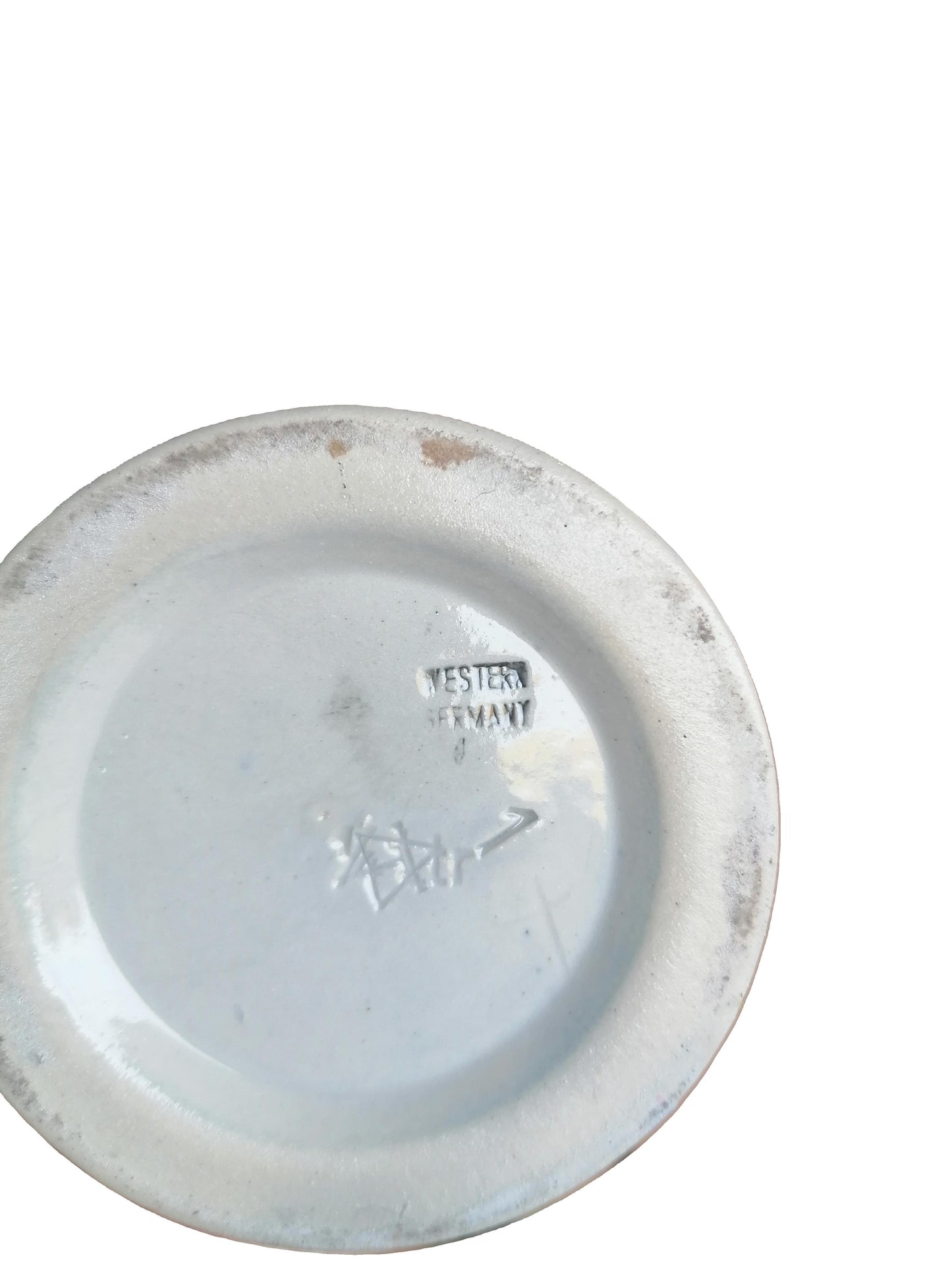 "Tarro de cerveza vintage de Alemania Occidental de 1/4 litro ""Ich Jag Den Hirsch" - Antiques Bazaar Ensenada
