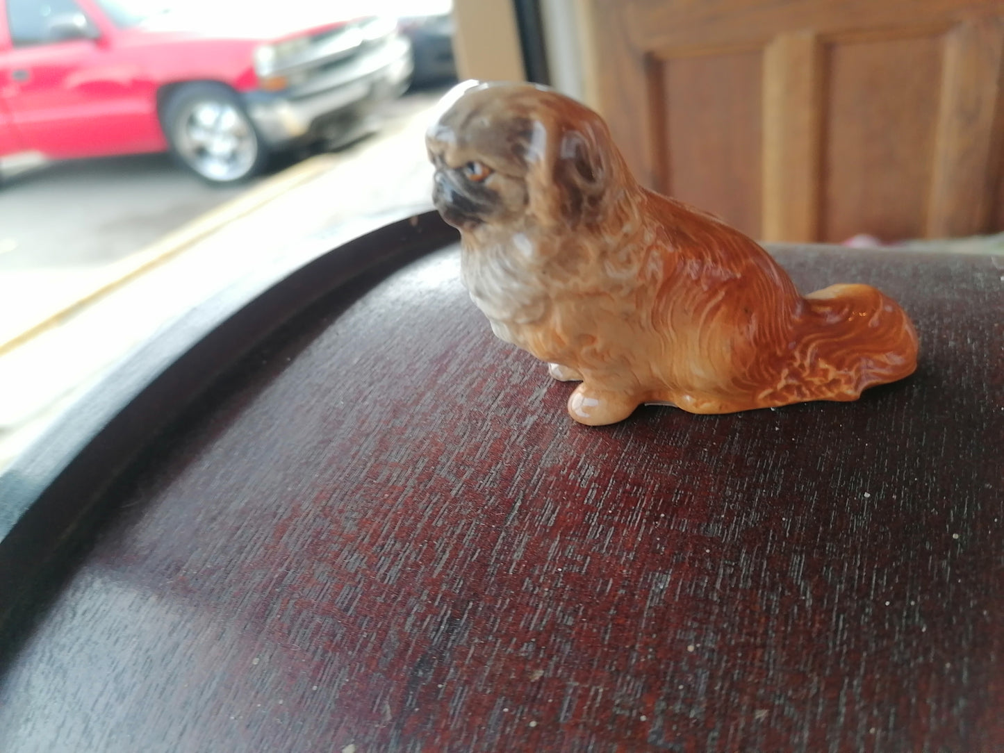 Perro Pekines De Ceramica. - Antiques Bazaar Ensenada