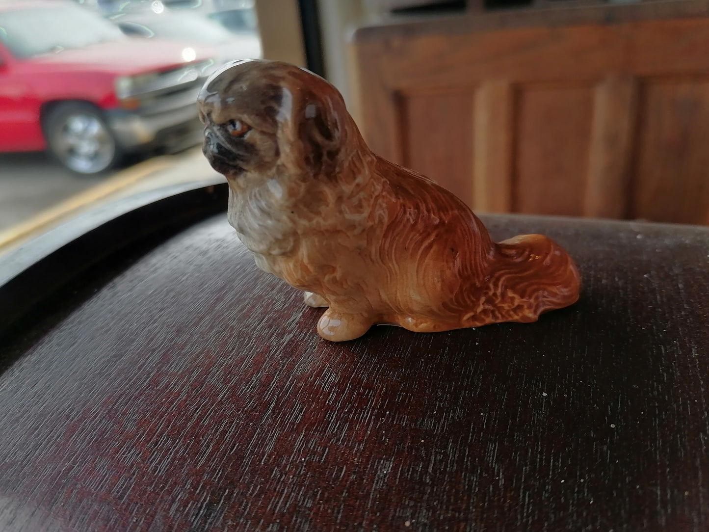 Perro Pekines De Ceramica. - Antiques Bazaar Ensenada