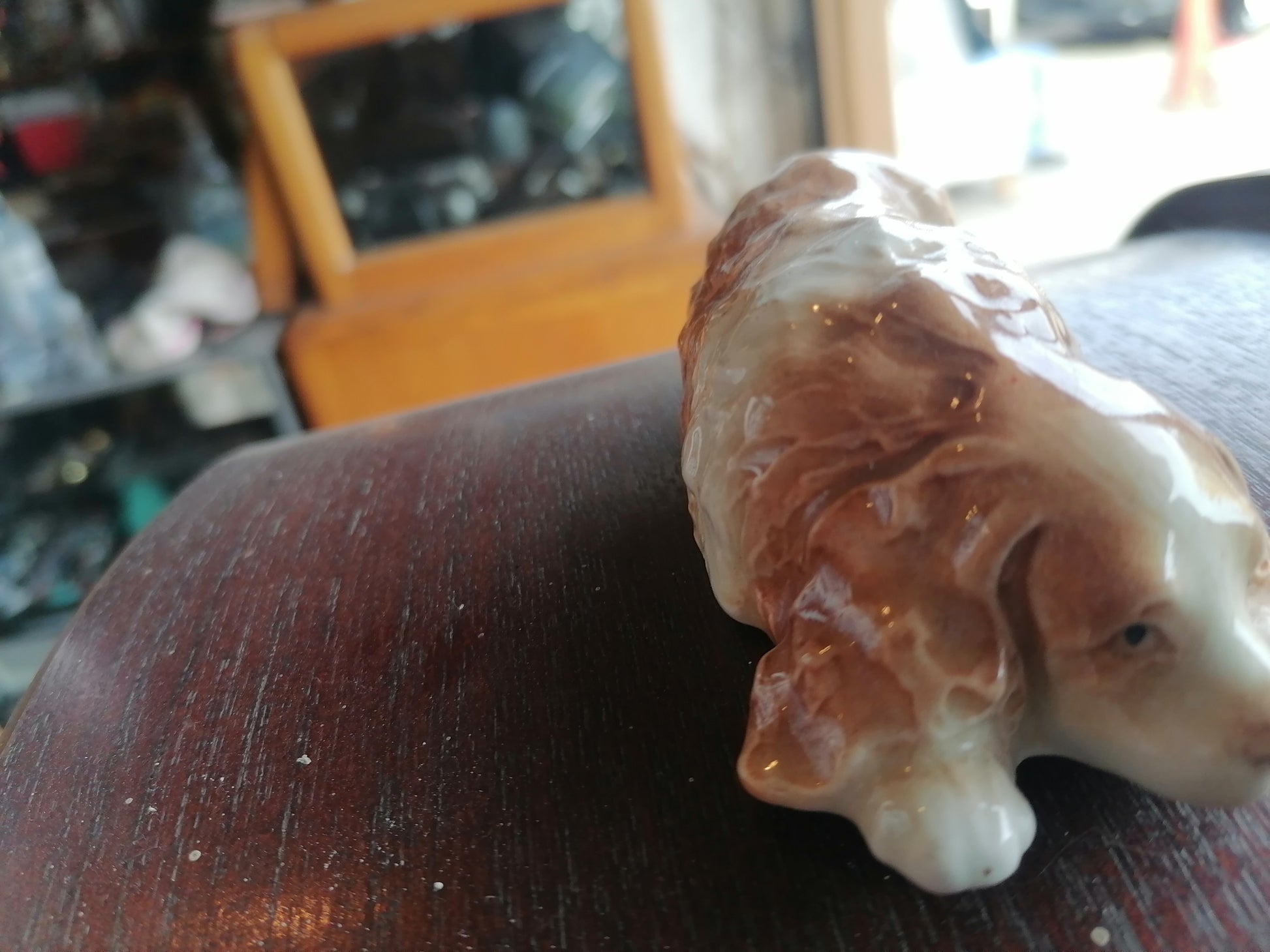 Cocker Spaniel Branksome pintado a mano - Antiques Bazaar Ensenada