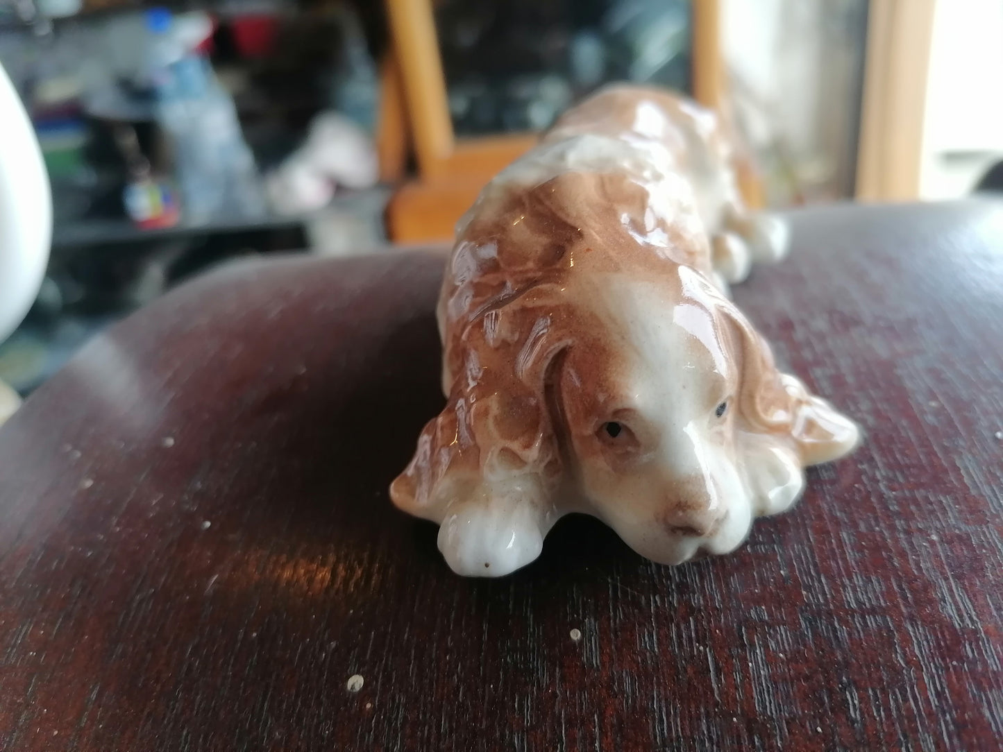 Cocker Spaniel Branksome pintado a mano - Antiques Bazaar Ensenada