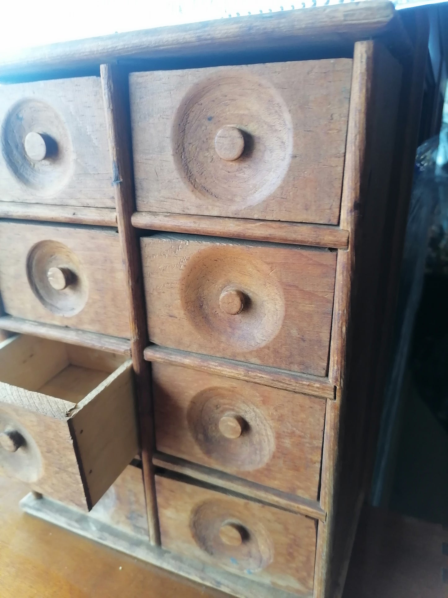 Cajonera De Madera Hecha a Mano - Antiques Bazaar Ensenada