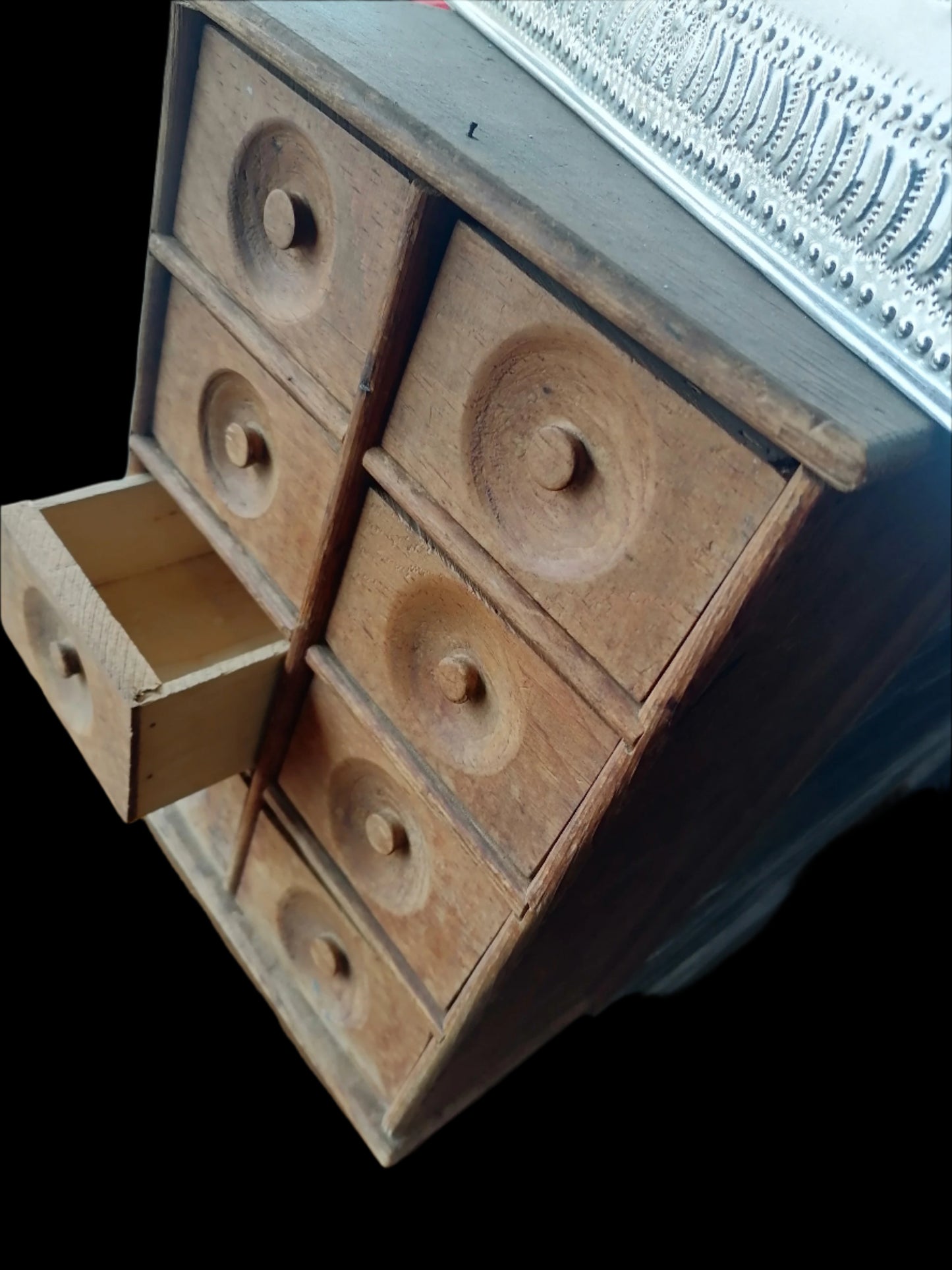 Cajonera De Madera Hecha a Mano - Antiques Bazaar Ensenada