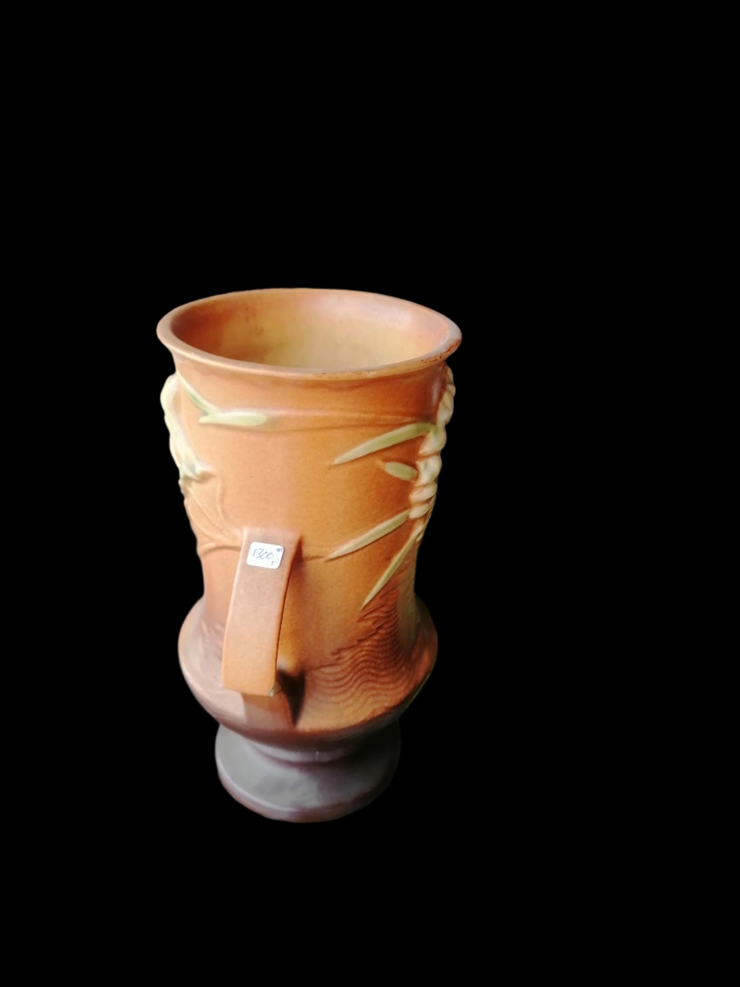 Vasija Freesia de Roseville Pottery - Antiques Bazaar Ensenada