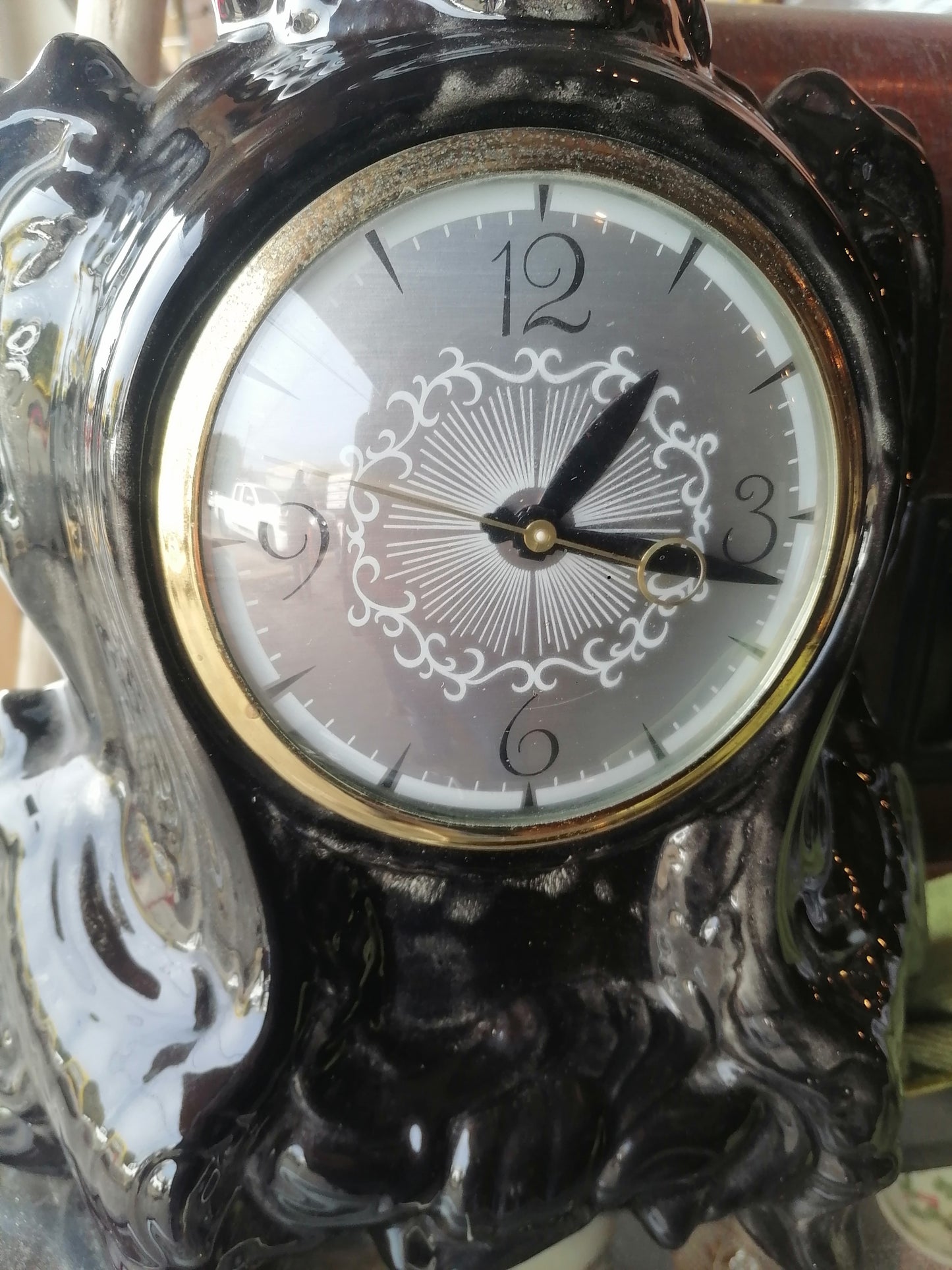 Reloj de Mesa Lanshire Negro - Antiques Bazaar Ensenada