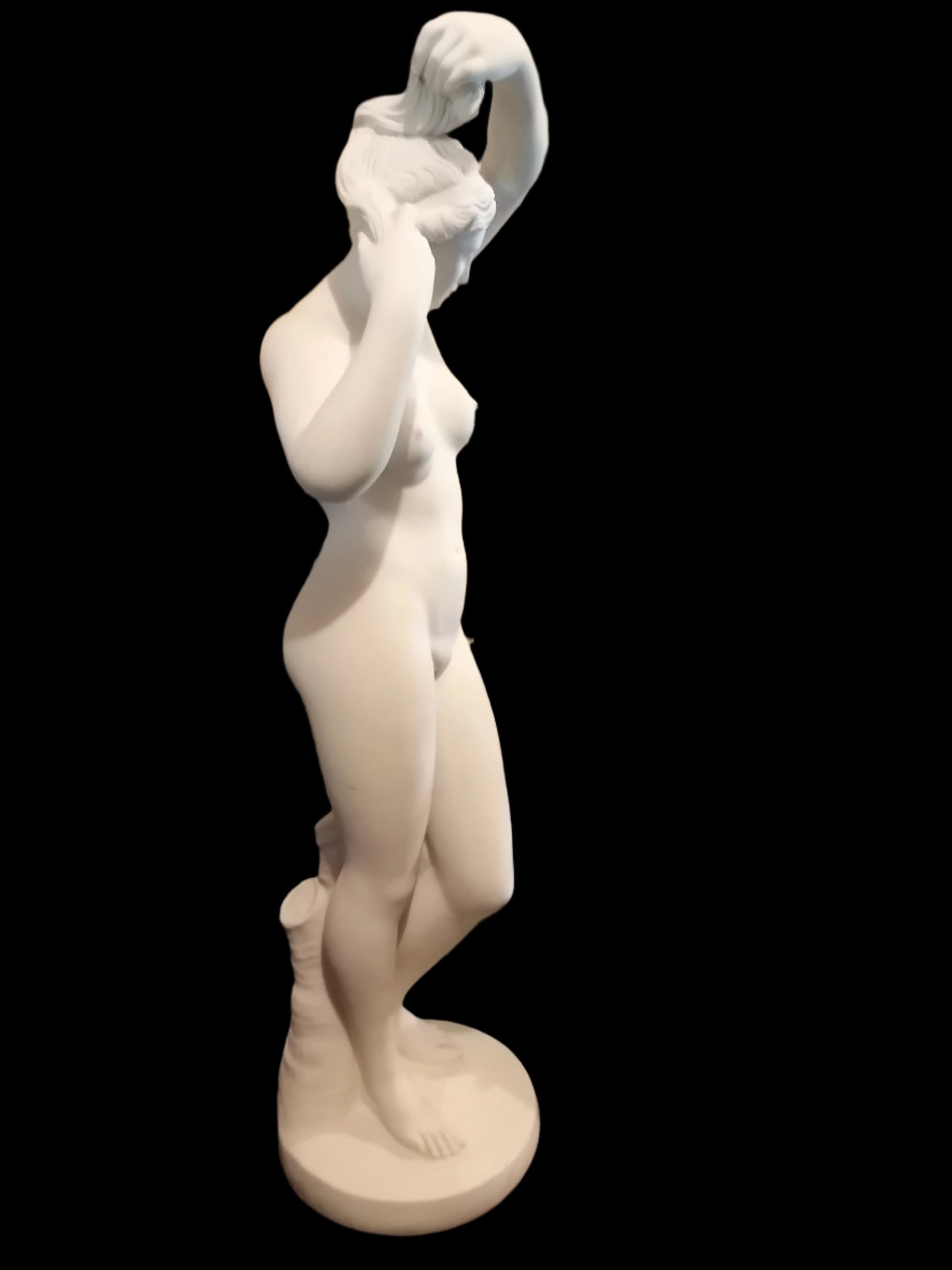 Venus de Mármol de Alabastro (115 cm de altura) - Antiques Bazaar Ensenada
