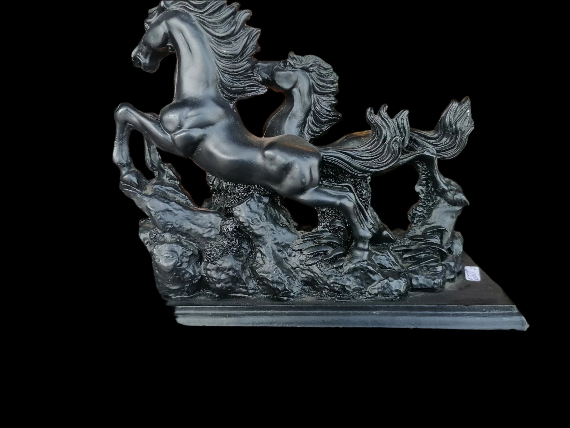 Escultura de Caballos Salvajes Galopando - Antiques Bazaar Ensenada
